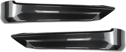 ya 2 8.15 Front Bumper Lip Aprons Carbon Black for BMW 3 Series E90 E91 320i 330i 2005-08