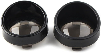 ya 4 8.8.2 Turn Signal Light Lens Cover Smoke Bezels Visor for Harley-Davidson Softail cl