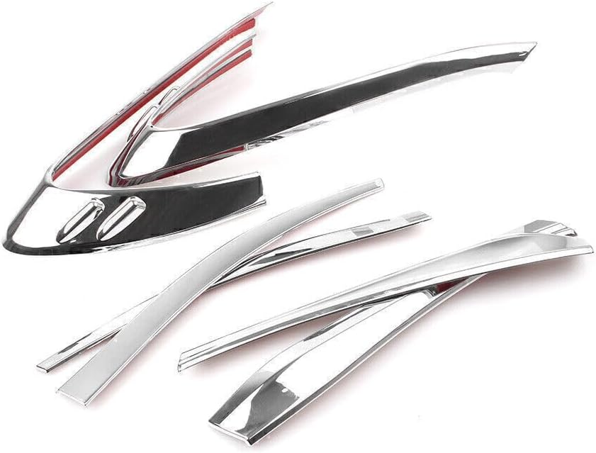 ya 4 8.14 for Toyota C-HR CHR 2016-18 17 ABS Chrome Rear Tail Light Lamp F for Ram e Cover Trim