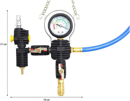 ya 26 10.21 baidi 33pcs Universal Radiator Pressure Tester Vacuum Type Cooling System Test Deto