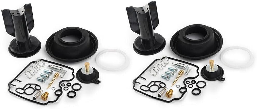 ya 6 8.14 for 1989-1997 for Yamaha XTZ750 Super Tenere Carburetor Sliding Pistons Rebuild Set