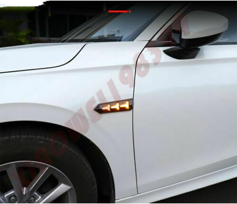 ya 7 8.24 baidi for Honda for Civic 2022-23 Side Vent Fender LED Driving Light/Turn Signal Lamp Kit