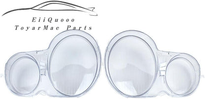 ya 7 8.24 baidi LH & RH Pair Headlight Lens Cover Fit for Mercedes-Benz E Class W210 1996-2002