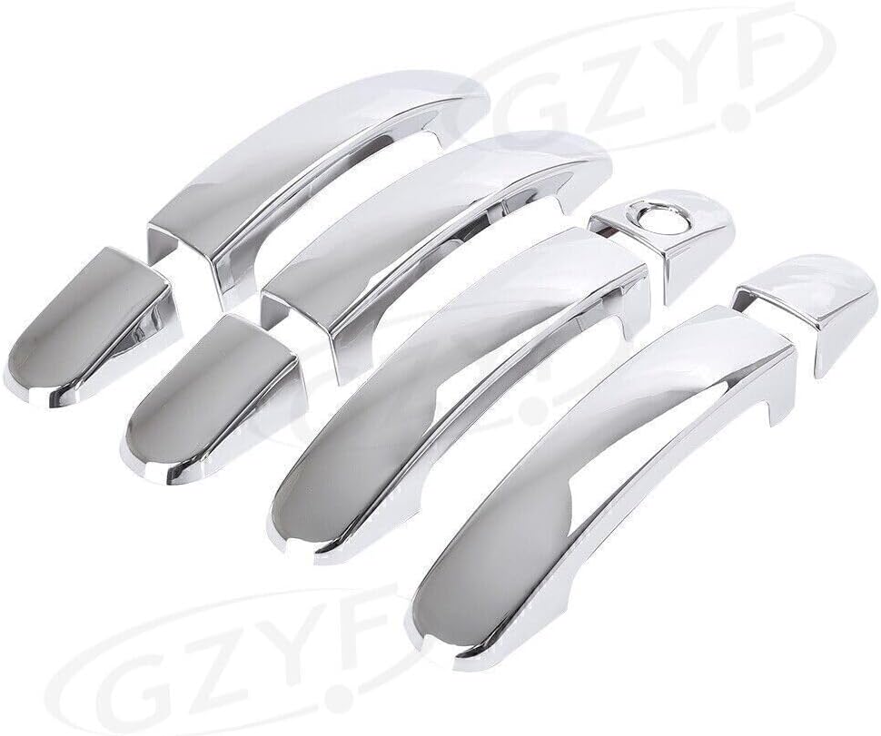 ya 4 8.14 Chrome Car Door Handle Cover Trim Molding Fit for Ford Escape Kuga 2013-2017 2016