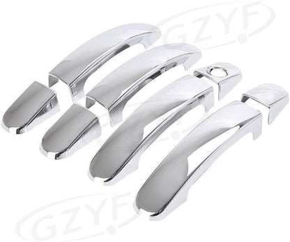 ya 4 8.14 Chrome Car Door Handle Cover Trim Molding Fit for Ford Escape Kuga 2013-2017 2016