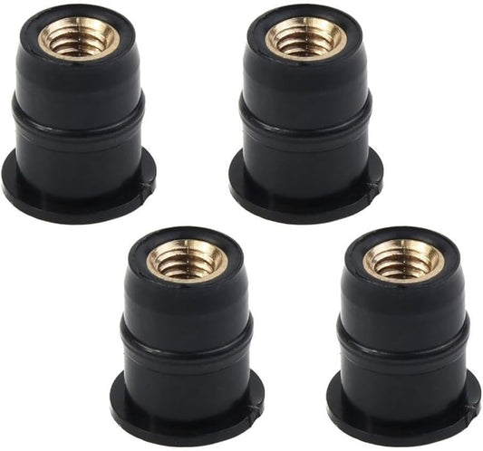 ya 2 8.15 Windshield Nuts Motorcycle Nuts 4PCS 5mm Damper M5 Motorcycle Mounting