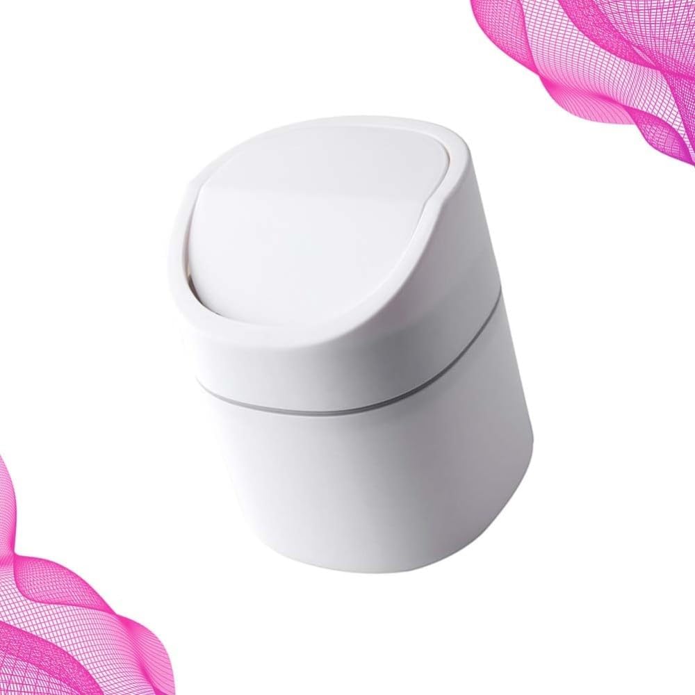 ya 13 9.15 baidi Push Trash Can Cute for Mini Desktop Waste Container Table Bin for Car