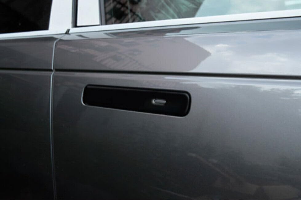 ya 5 8.10 4P for Range Rover Velar 18-23 Matte Black Exterior Side Door Handle Cover Trims
