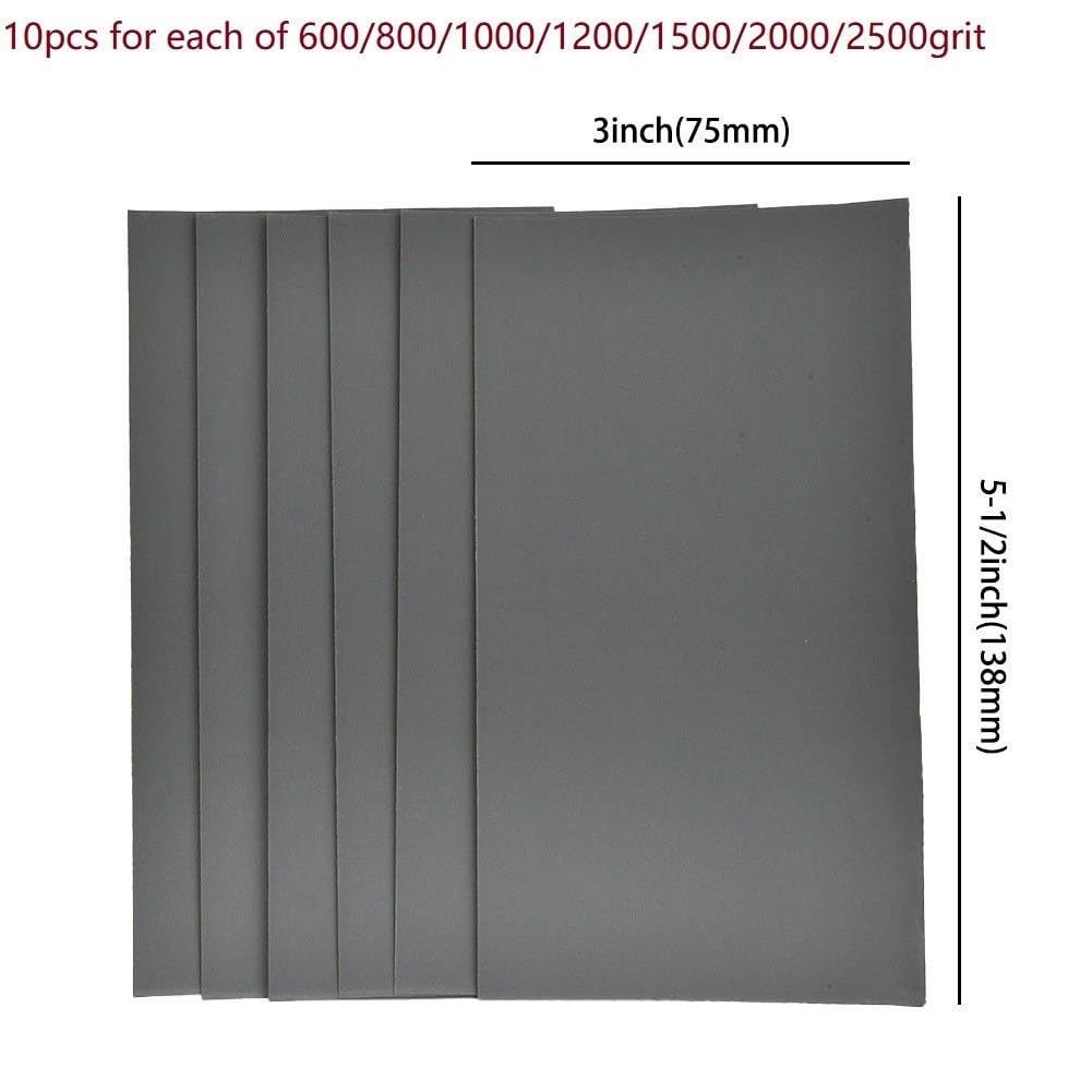 ya 13 9.15 baidi 70* Wet Dry Grinding Polishing Abrasive Sanding Pad Sheet Sandpaper Equipment-UK