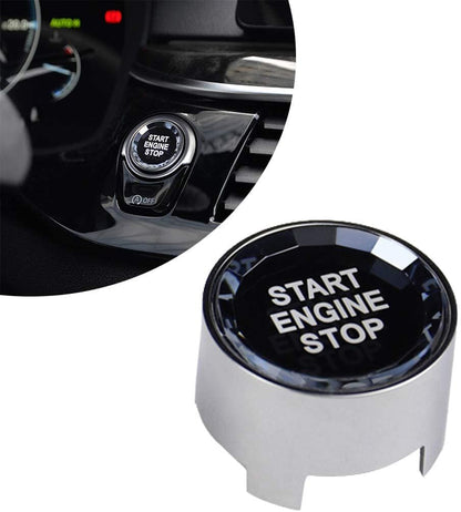 ya 8 8.24 baidi Silver Crystal Engine Start Stop Ignition Button Decor Cover for BMW X3 X4 X5 X6