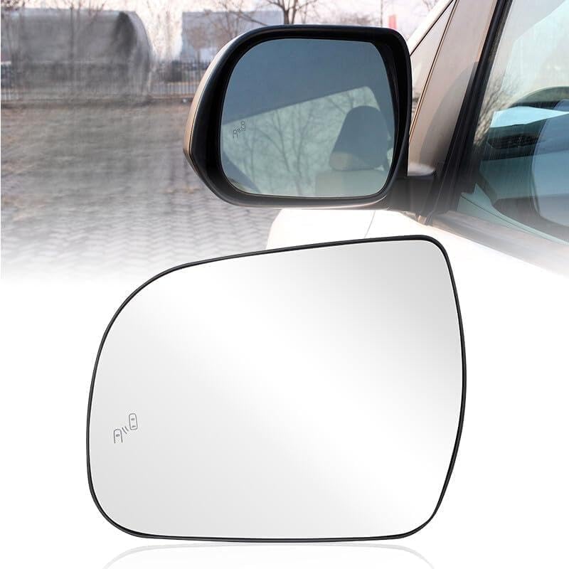 ya 13 9.15 zhengce Left Driver Side Heated Mirror Glass W/Blind Spot For 2011-2020 for Toyota