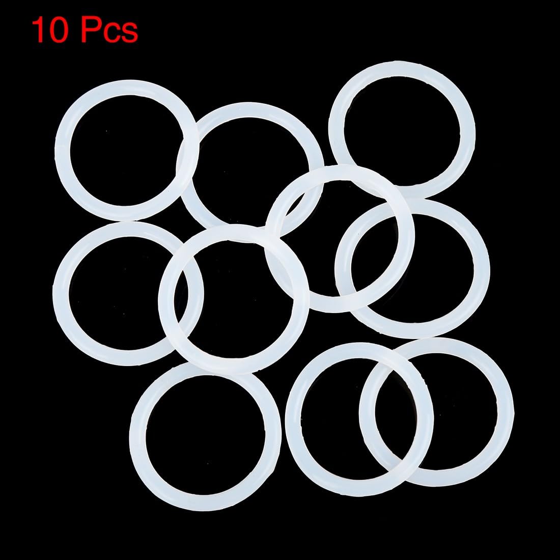 ya 13 9.15 baidi 10PC Silicone O-Rings, 34mm OD, 27mm ID, 3.5mm Width, Seal Gasket White
