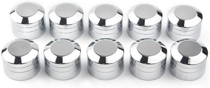ya 4 8.14 CNC Chrome Inner 9mm Schrauben Motor Bolt Topper Cap Cover Fit for Harley