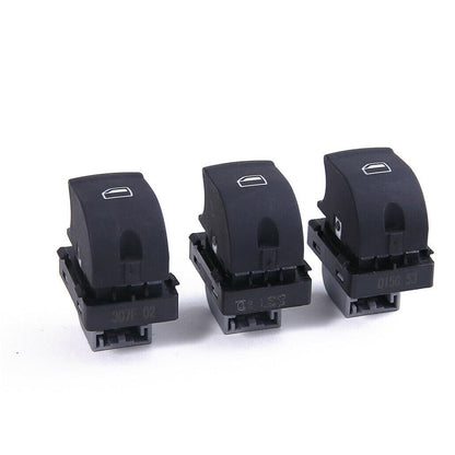 ya 4 8.8 3Pcs Passenger Side Single Window Switch for Audi A6 S6 C6 RS6 Allroad A3 Q7