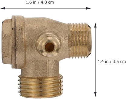 ya 6 8.24 baidi Pressure Check Non-Return Valve Copper One-way Air Compressor for