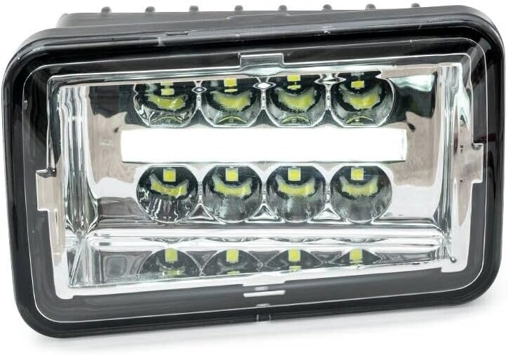ya 4 8.10 For 2017-23 for Ford F-150 250 350 450 550 Super Duty Bumper LED White DRL Fog Light 