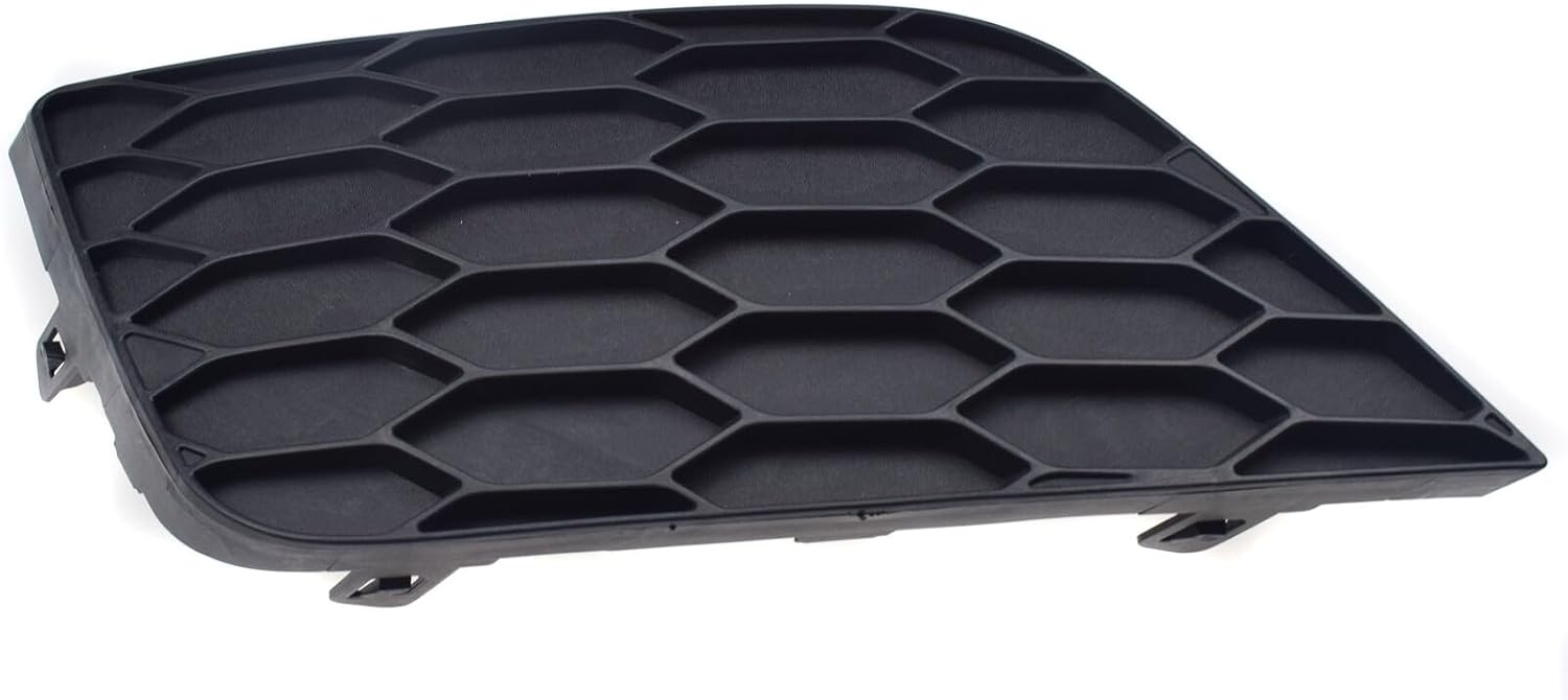 ya 4 8.14 Fog Light Protector Driver Side Grille Bezel Black for Nissan Sentra 2016-2018