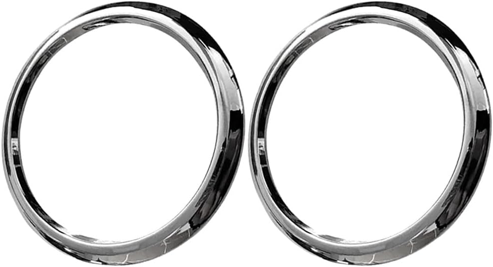 ya 9 10.24 2Pcs Front Fog Light Lamp Ring Chrome Frame 670065940 Fit For 2018-2020 for Levante