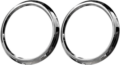 ya 9 10.24 2Pcs Front Fog Light Lamp Ring Chrome Frame 670065940 Fit For 2018-2020 for Levante