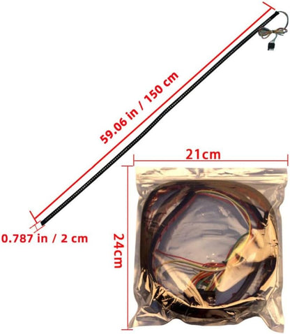 ya 13 9.15 baidi Tail Bar Light Trailer Tube Brake for Truck Running Lamp Cargo Taillight