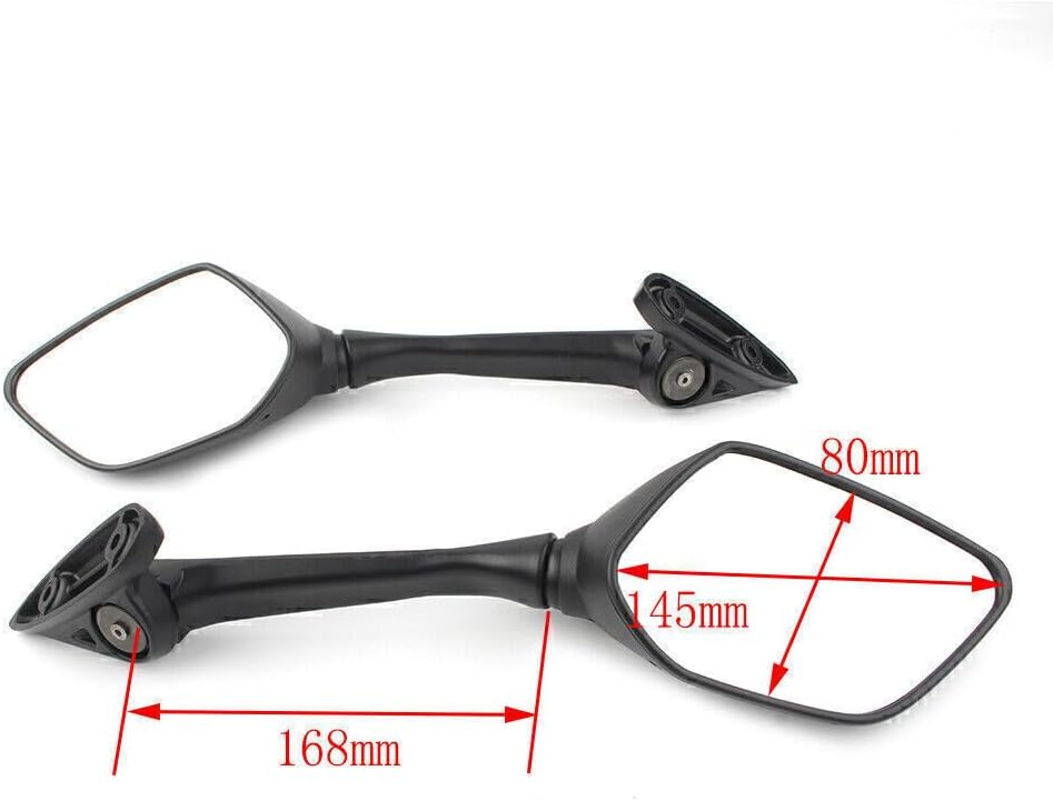 ya 2 8.15 2X Motorcycle Rear View Side Mirrors Fit for Yamaha YZF R25 YZF R3 YZFR3 2014-2018