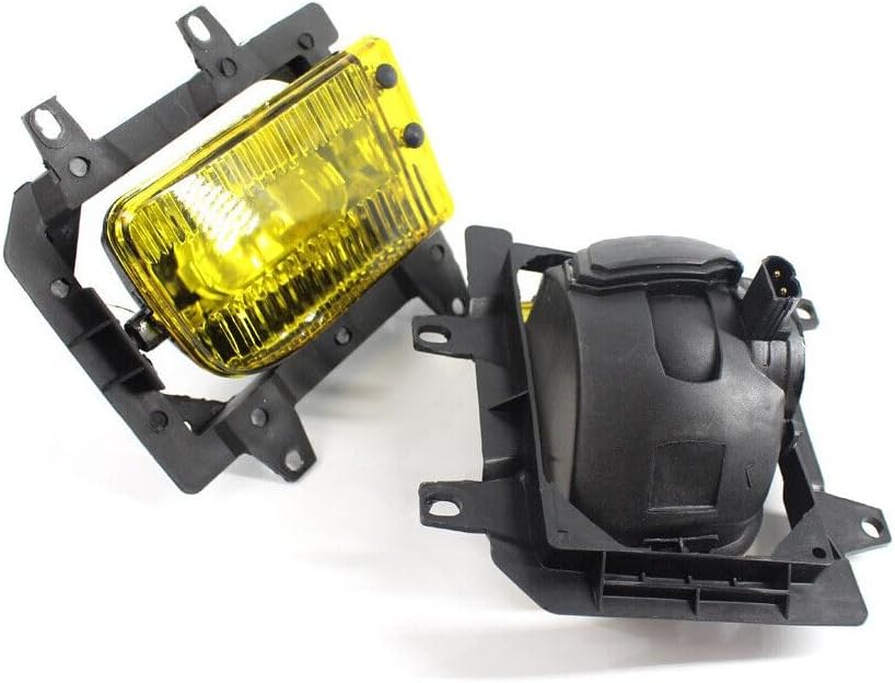ya 4 8.10 for BMW 3-Series E30 1985-1993 318i 325i Pair Front Bumper Fog Light Yellow Lens