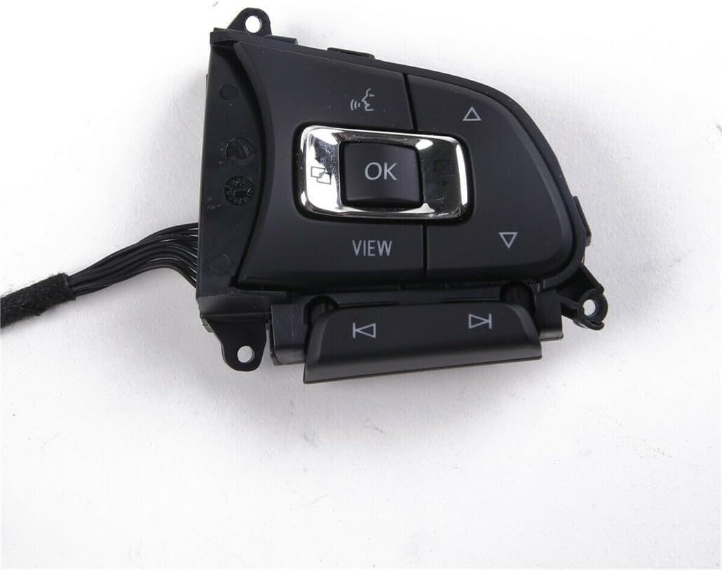 ya 10 9.16 zhengce Chrome MF Steering Wheel Button Support Shift Paddles Fits for VW for Tigua