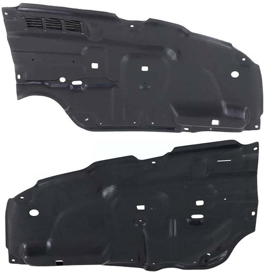 ya 4 8.10 Front Engine Splash Shield Set for 2011-12 for Toyota for Avalon 3.5L Under Cover