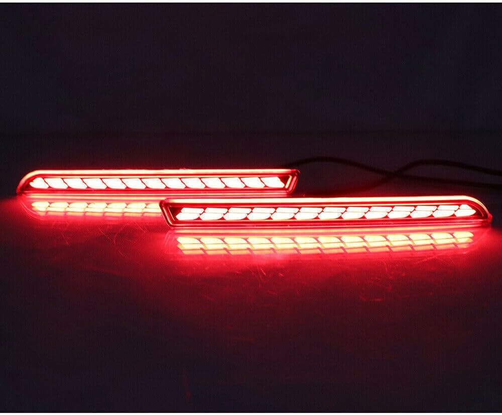ya 4 8.8 2pcs for Toyota Sienna 2021-2023 LED Car Rear Fog Light Turn Signal Brake Light 