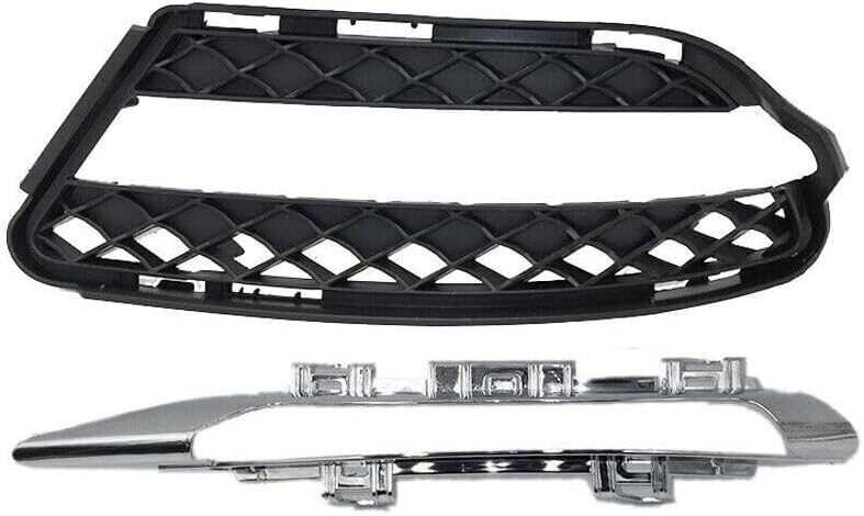 ya 4 8.10 2x LH Front Fog Driving Light Grille Trim Fit for Mercedes-Benz S W221 2010-2013