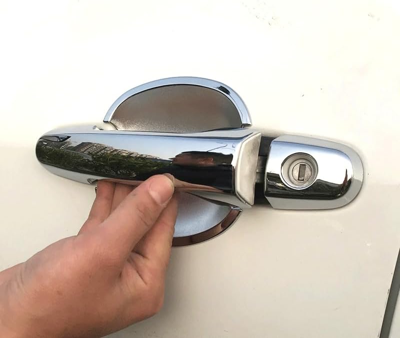 ya 2 8.15 Chrome Outdoor for Smart Door Handle Cover Trim ABS Fits for Toyota for Corolla 2009-2013