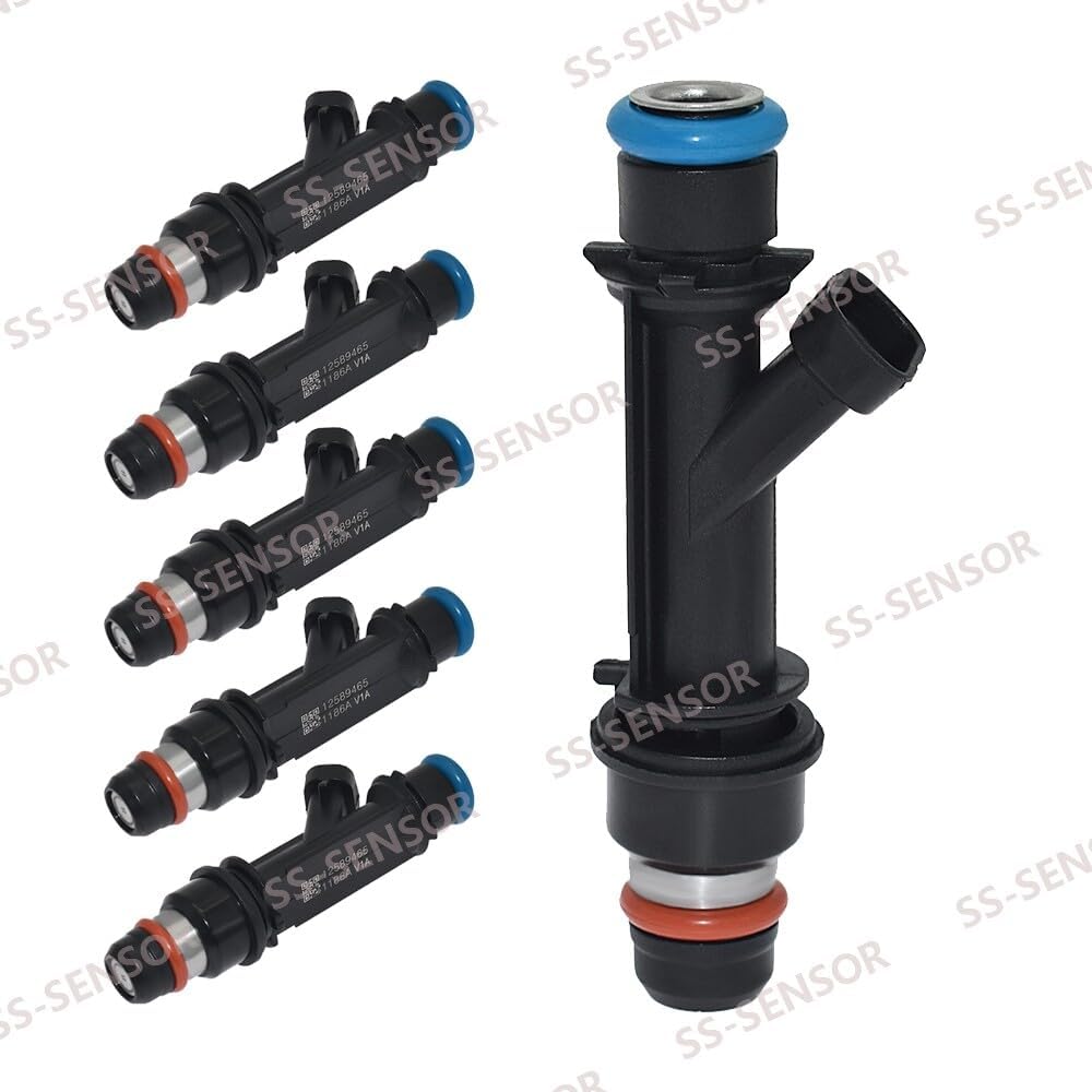 ya 10 9.16 baidi 6X New Fuel Injectors 12589465 for Chevy Trailblazer for GMC Envoy 2005-2007 4.2L L6