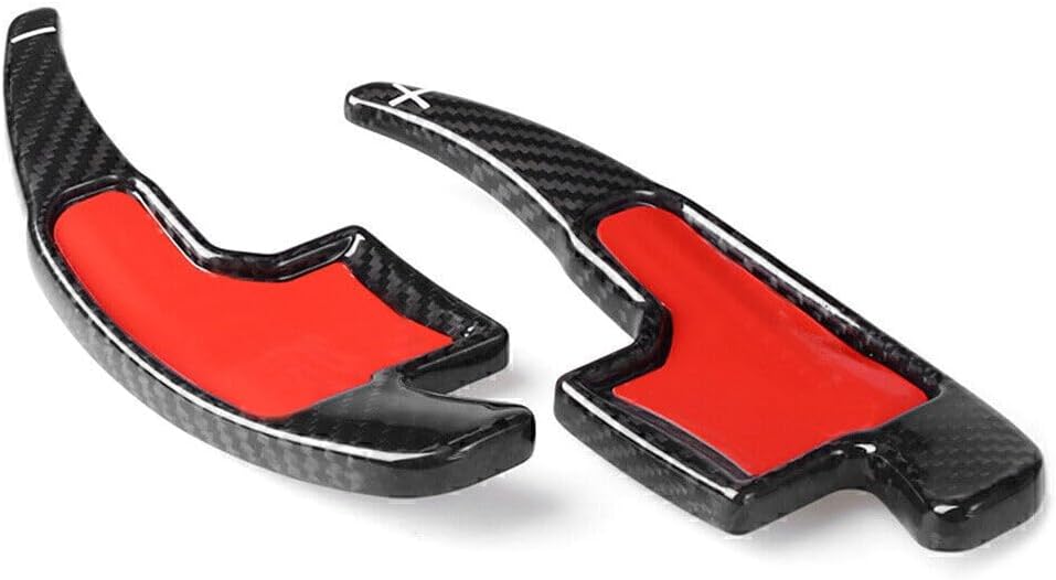 ya 5 8.24 baidi 2X Carbon Fiber Steering Wheel Paddle Shift Shifer Fit for Ford for Mustang 2015-2017 16
