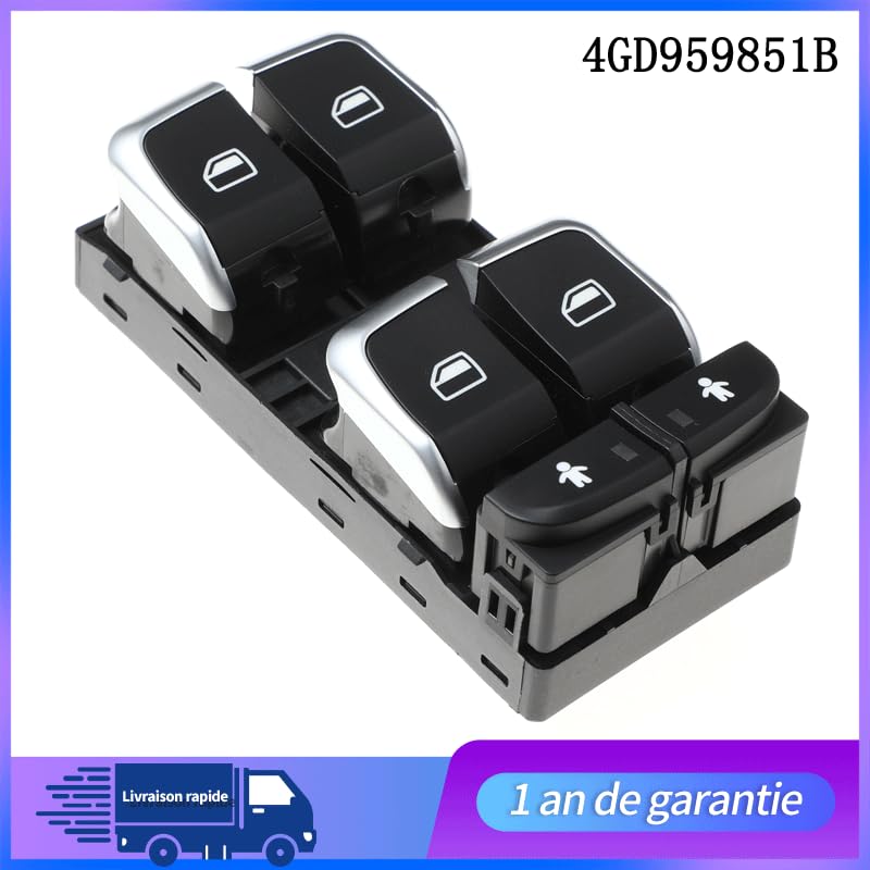 ya 4 8.8 COM for Man DE DE Leve VITRE Avant Gauche Pour for Audi A6 A7 Q3 2010-2018 = 4G0959851