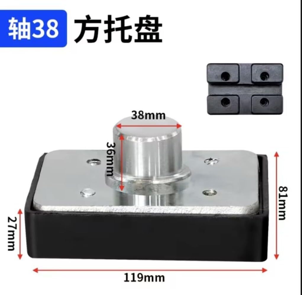 ya 4 8.8.2 4pc 35/38mm Car Lift Rectangular Rubber Tray Heightening Feet Pad