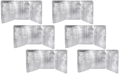 ya 4 8.10 6 Pcs Anti-Splash Oil Baffle Backsplash Protector Aluminum Guards