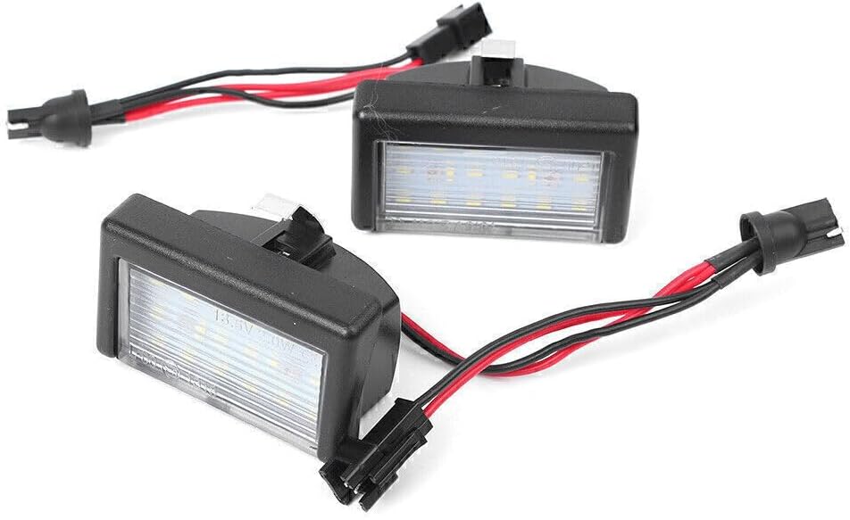 ya 13 9.15 baidi 2x Car White Error Free LED Number License Plate Light Fit Benz ML W164/X16