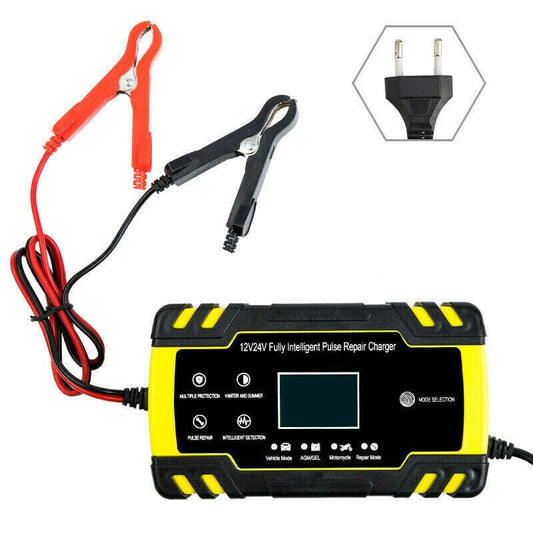 ya 6 8.14 Car Battery for Charger 12/24V 8A Touch Screen Digital LCD Display Pulse Repair Tool