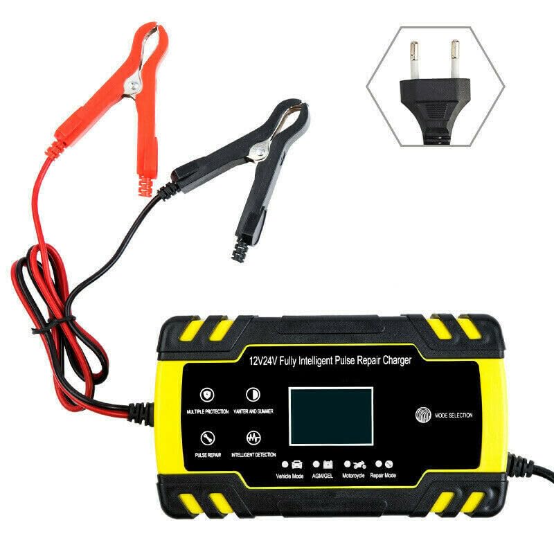ya 6 8.24 baidi Car Battery for Charger 12/24V 8A Touch Screen Digital LCD Display Pulse Repair Tool