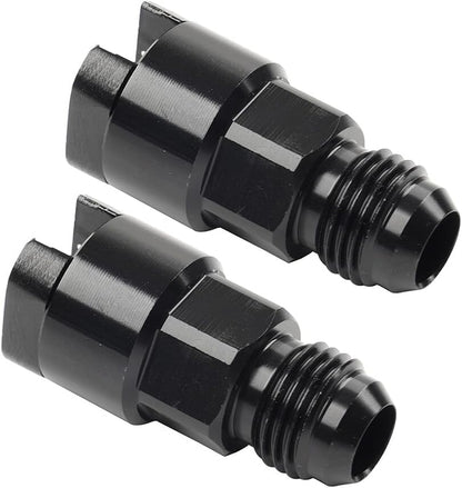 ya 11 9.14 baidi6AN Male to 3/8 Quick Disconnect EFI Fuel Rail Adapter Fitting For GM LS
