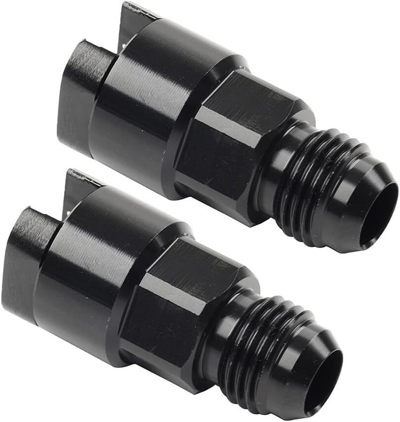ya 10 9.16 baidi 6AN Male to 3/8 Quick Disconnect EFI Fuel Rail Adapter Fitting For GM LS