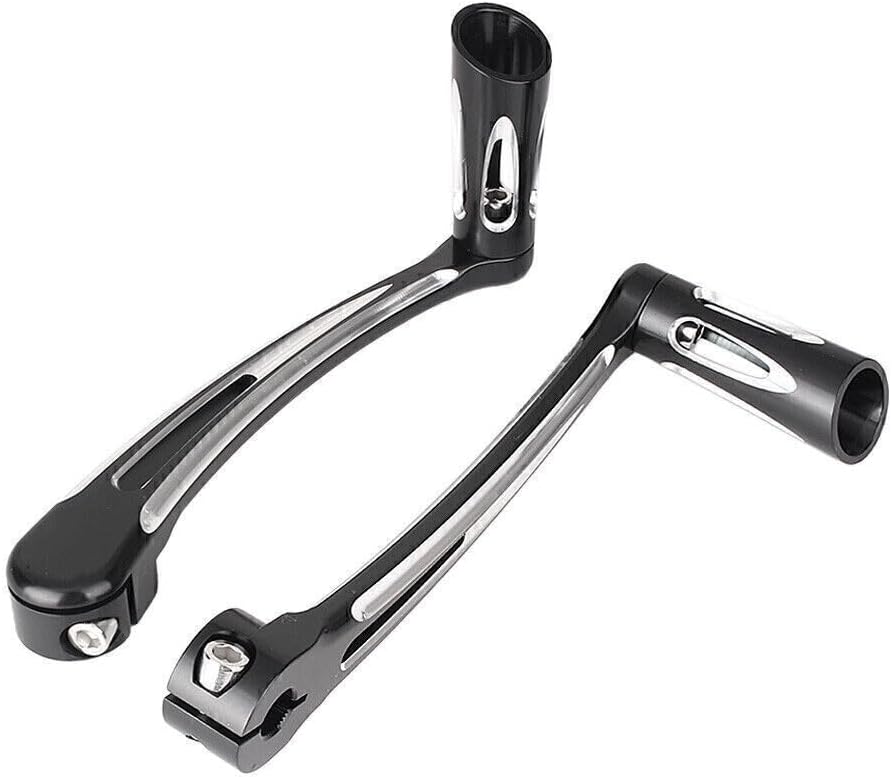 ya 5 8.10 2X Brake Pedal Lever Gear Shift Lever for Harley-Davidson FL Softail 2000-16