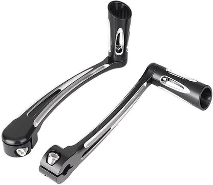 ya 5 8.10 2X Brake Pedal Lever Gear Shift Lever for Harley-Davidson FL Softail 2000-16