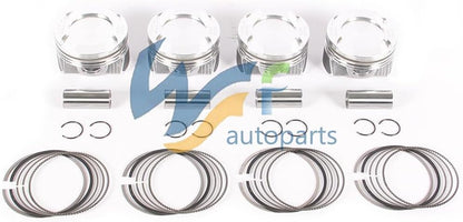 ya 4 8.24 baidi 2.0T ¦Õ 22mm Piston & Ring Kit Fit for BMW 125i 220i 420i X4 X6 11258606459