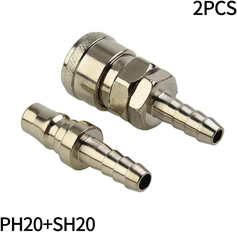 ya 14 9.20 baidi Hose Fittings Air Line Tools Portable Quick Release SH20 PH20 Silver 8mm-1