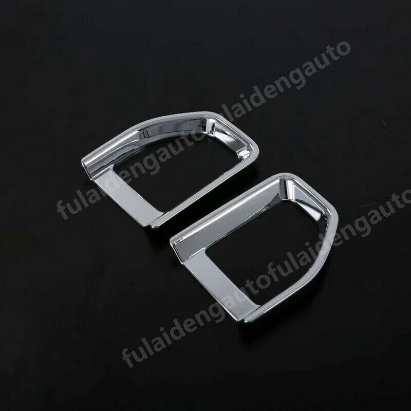 ya 6 8.14 for Jeep for Wrangler JL 2018-2022 Chrome Car Rear Bumper Fog Lamp F for Ram e Trim 
