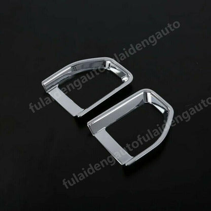 ya 6 8.14 for Jeep for Wrangler JL 2018-2022 Chrome Car Rear Bumper Fog Lamp F for Ram e Trim 