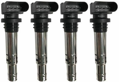 ya 4 8.24 baidi 4 PCS Ignition Coil for VW for Tiguan Beetle for Passat for JETTA for Golf Eos Touran 036905715G