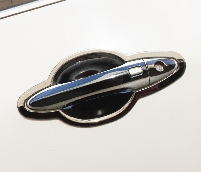 ya 2 8.15 for Kia Forte 14-2018 Black Steel Titanium Side Door Handle Bowl Cover Decoration 16 pcs 