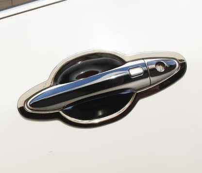 ya 2 8.15 for Kia Forte 14-2018 Black Steel Titanium Side Door Handle Bowl Cover Decoration 16 pcs 